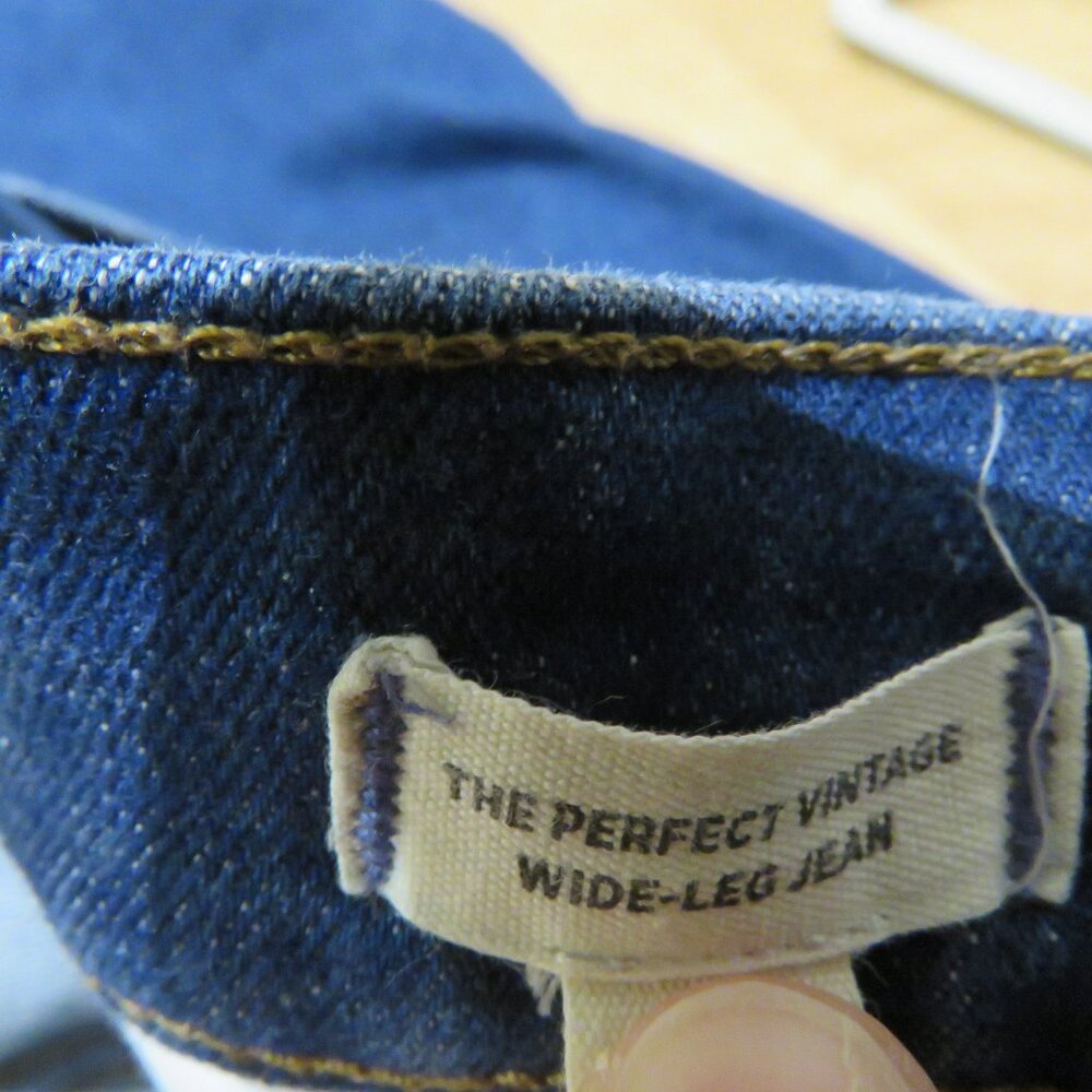 MADEWELL The Perfect Vintage Wide-Leg Jean in Chartwood Wash Size 27 Preppy - Picture 13 of 13